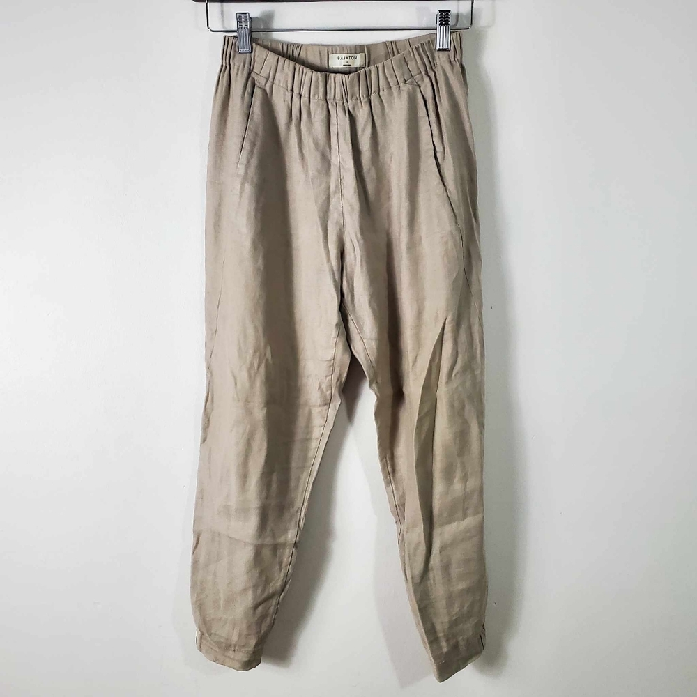 Aritzia Babaton Dexter Linen Pant Size S